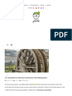 31+ Examples For Sed Linux Command in Text Manipulation - Like Geeks PDF