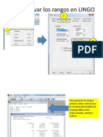 Lingo - Rangos de Sensibilidad