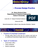 Design of Overhead Condensers and Air-Cooled HX