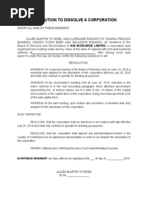 board resolution