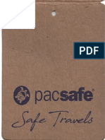 PacSafe Bag Features