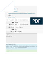 Quiz y Examen Control de Calidad