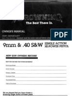 Browning 1935 HighPower Pistol Manual