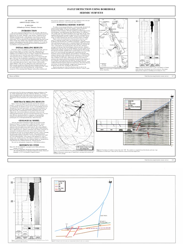 Valhall Field Borehole Seismic Analysis | PDF | Reflection Seismology ...
