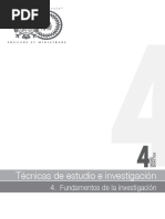 TECNICAS DE ESTUDIO DE INVESTIGACIÓN