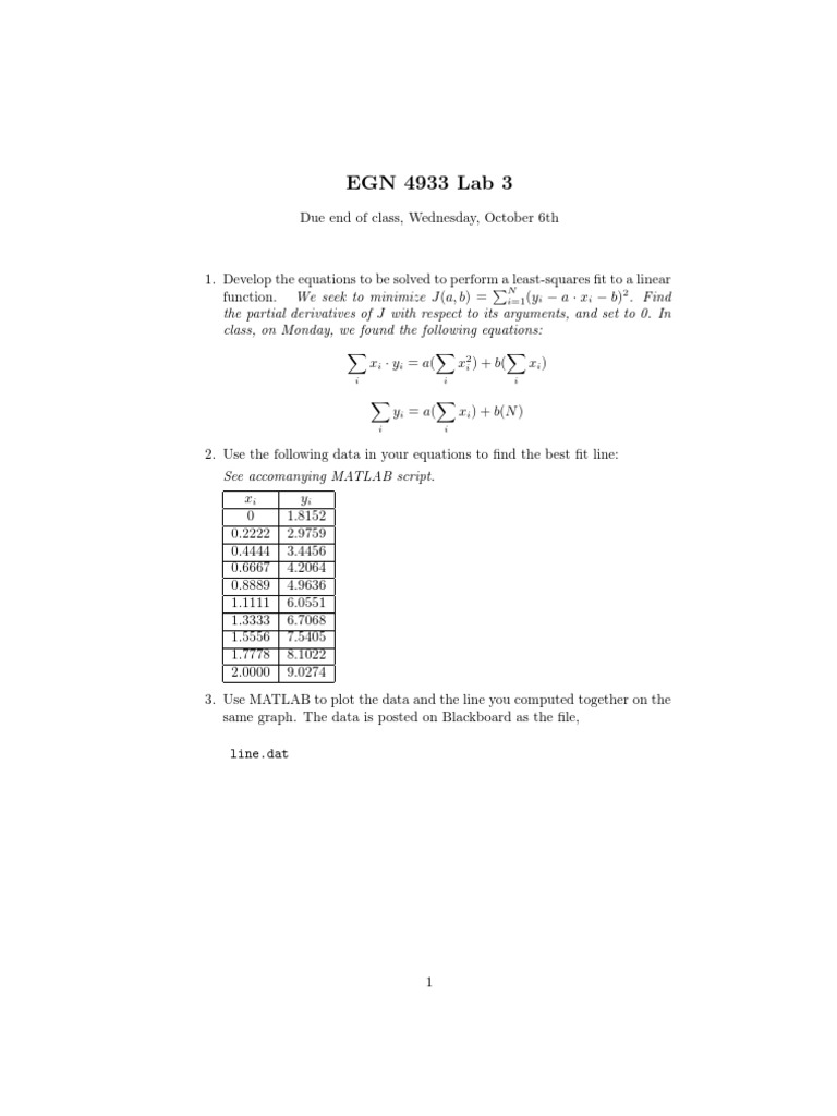 Lab3 Soln | PDF