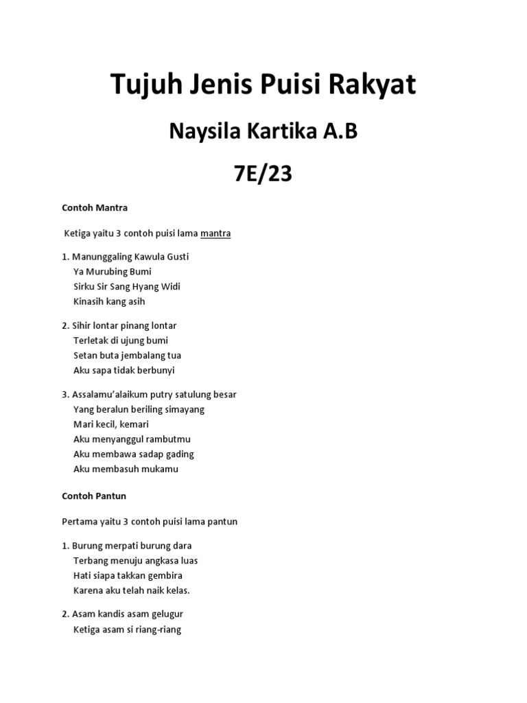 Contoh Puisi Gembira Guru Paud