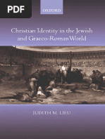Judith M Lieu Christian Identity In The Jewish And Graeco - 