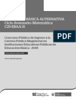 C25-EBAA-31 EBA Avanzado Matemática
