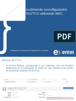 Procedimiento reconfiguración SIU/TCU NRC