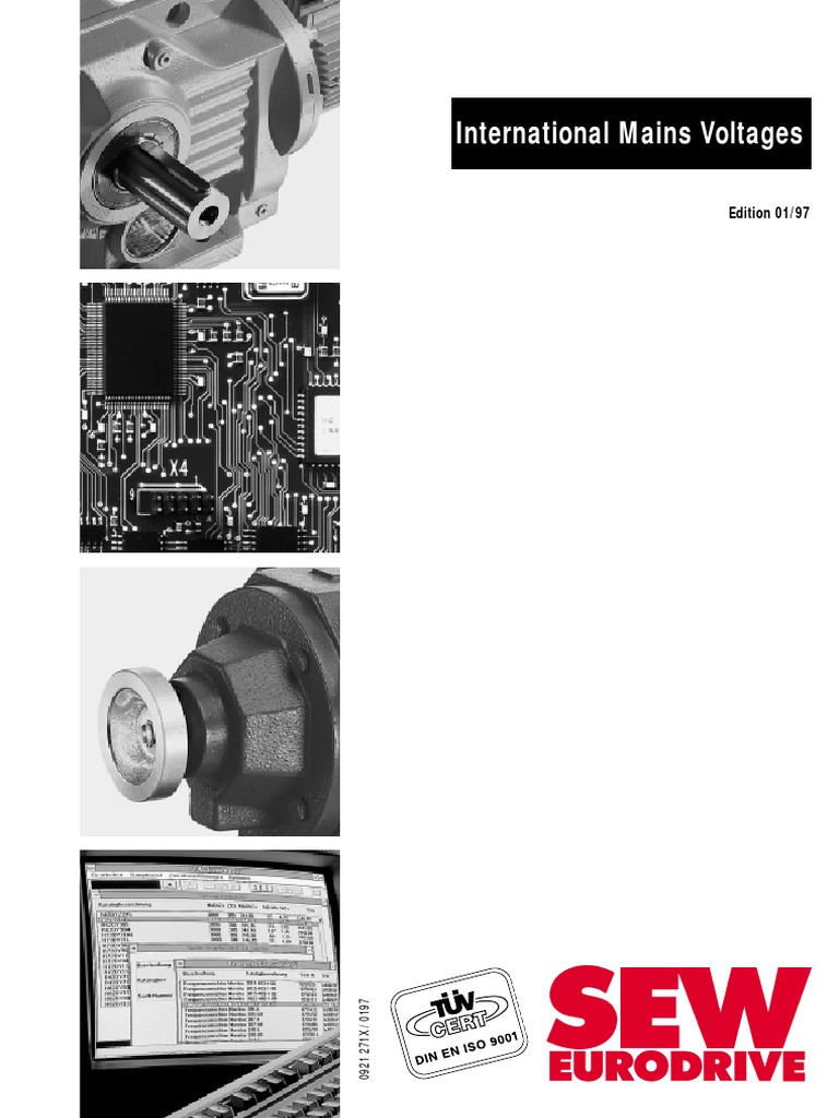 SEW Voltages of The World PDF | PDF | Computers | Technology & Engineering