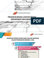 Prosedur Bidang Logistik Proyek