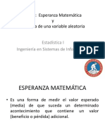 PP Esperanza Matematica y Varianza