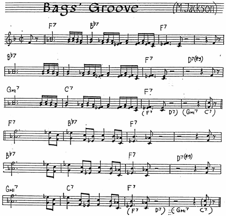 Bags' Groove PDF PDF