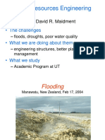 Water Resources Engineering: by David R. Maidment