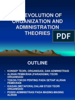 Evolusi Teori Organisasi Dan Administrasi