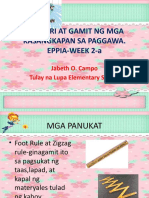 Eppia q3 Wk2 Mga Uri at Gamit NG Mga Kasangkapan Sa