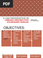 Chronic Obstructive Pulmonary Disease: A Case Presentation On