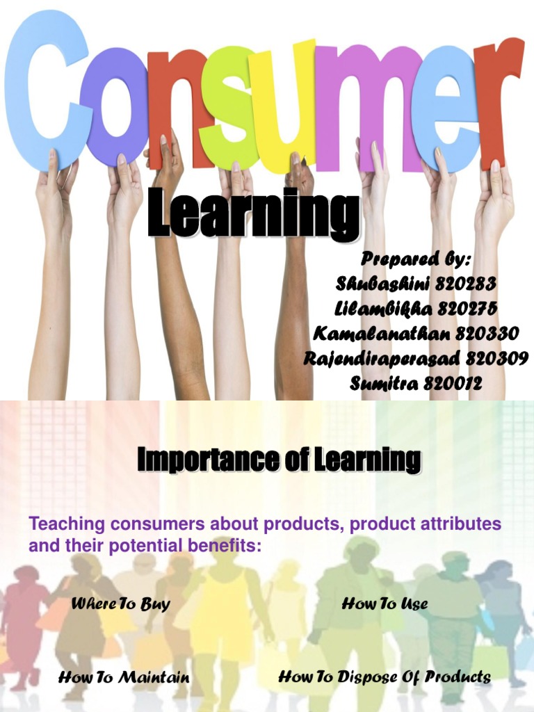 Learning: Prepared By: Shubashini 820283 Lilambikha 820275 Kamalanathan ...