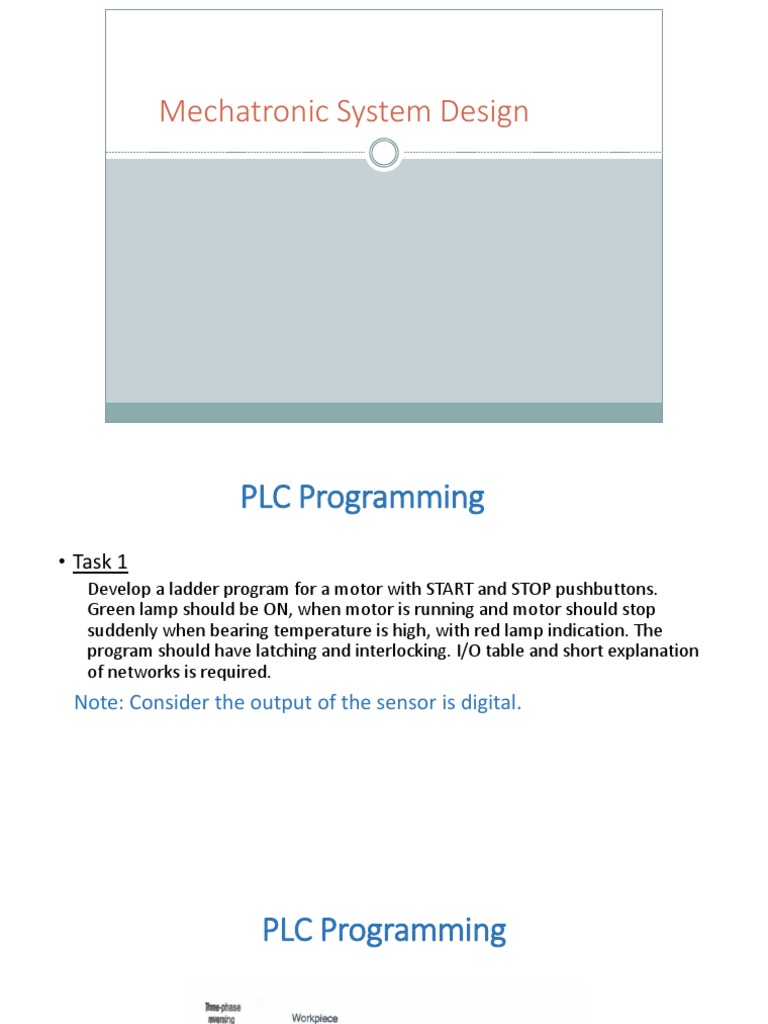 Plc Task Pdf