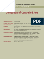 Delegation of Controlled Acts: C P S O