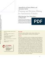 Planning and Decision-Making For Autonomous Vehicles: Annual Review of Control, Robotics, and Autonomous Systems