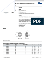 K1148 Datasheet 18475 Porca Sextavada Com Pe A de Aperto em Poliamida Estrutura Baixa DIN 985 - PT PDF