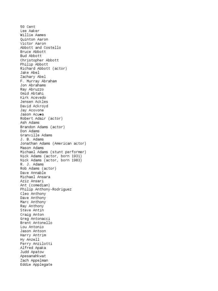 Actor Connections and Leaks | PDF