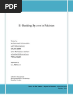 Download E-Banking System in Pakistan by Jam Faisal Aftab Dahar SN39357657 doc pdf