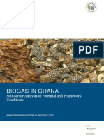 BIOGAS in GHANA Subsector Analysis Biogas