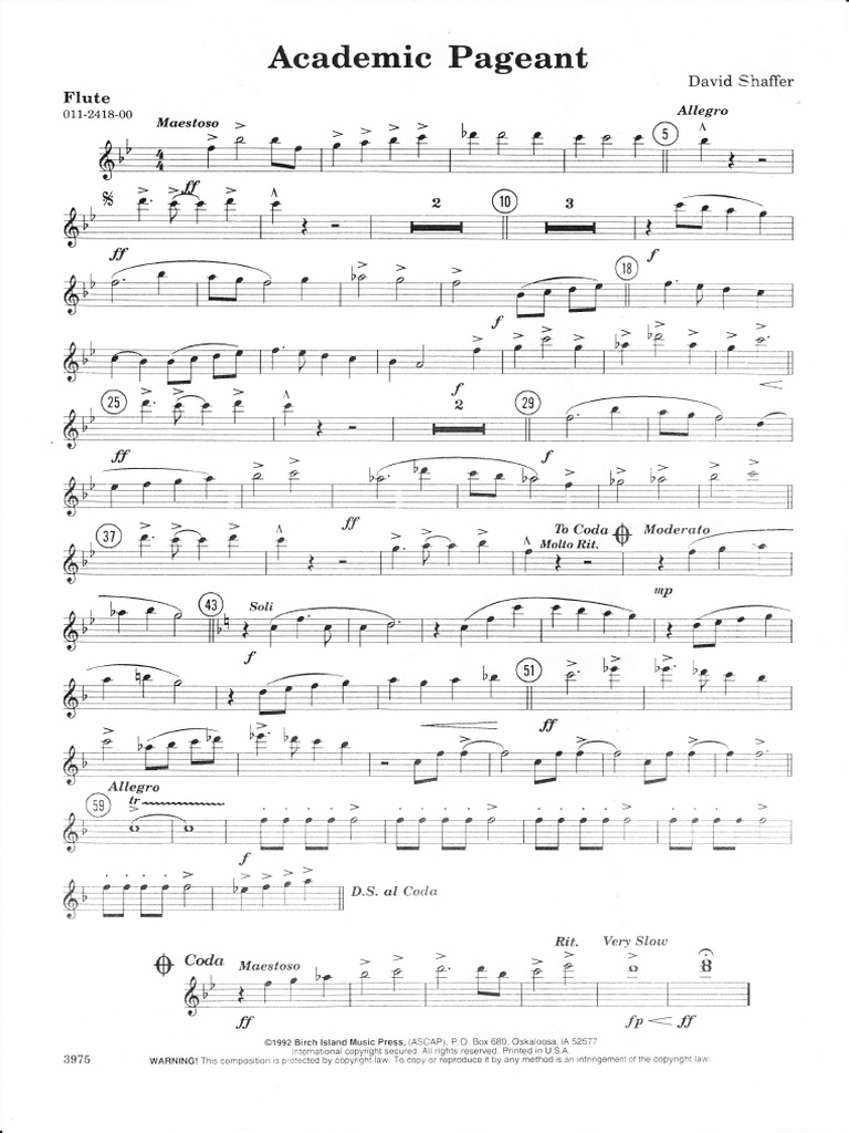ACADEMIC PAGEANT @ David Shaffer @ David Shaffer.pdf | Musical ...