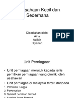 Perusahaan Kecil Dan Sederhana