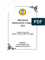 Kertas Kerja Penetapan Target PT3 2018