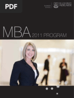 Download University of Adelaide Business School MBA Programs 2011 by Faculty of the Professions SN39358313 doc pdf