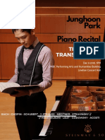 Junghoon Park Piano Recital Dec 9 2018 UMBC