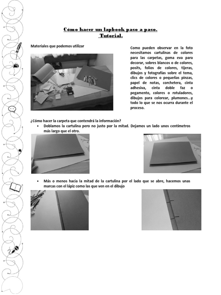 Cómo hacer un lapbook paso a paso | PDF | Naturaleza