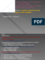 Audit Contractuel Des Agences de Voyages