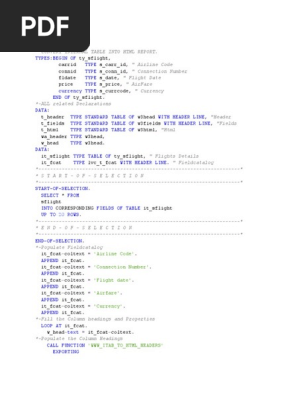 HTML Report