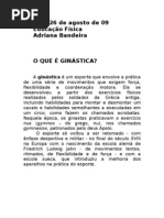 Trabalho Sobre Ginástica