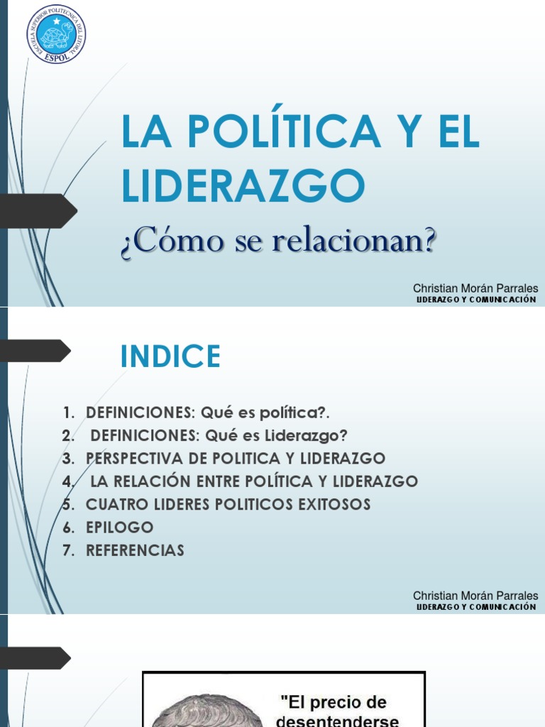 La Política y El Liderazgo | PDF | Liderazgo | Aristóteles