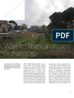 Ways To Urban Landscape Archaeology