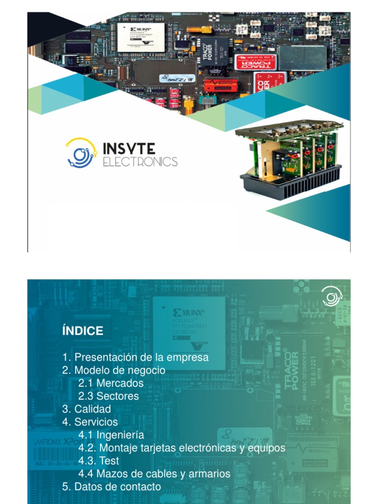 Insyte Presentación Espanol Rev 1 | PDF | Calidad (comercial) | Business