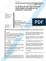 NBR 5703 - Veu de Fibra de Vidro Tipo Reforcado - Determinacao Da Resistencia Ao Rasgamento Trape PDF