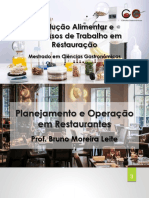 MCG - Parte 1 Planejamento e Operação em Restaurantes