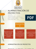 Administración de Proyectos Ppt