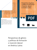 Perspectivas Genero Politicas Formacion Insercion Laboral en América Latina Silvia Cristina Yannoulas