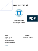 Seminarski Rad Industrijski Roboti