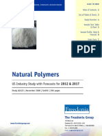 Natural Polymers: US Industry Study With Forecasts For