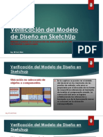 Verificación Del Modelo de Diseño en Sketchup