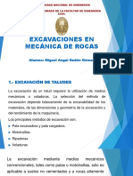 Excavaciones en Mecánica de Rocas